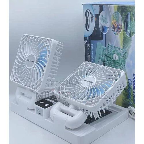 product_image_name-Generic-2 in 1 Double Head Charging Fan WITH FREE GIFT-1