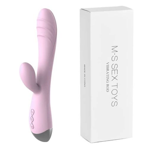 product_image_name-MS-Waterproof Rechargeable 10 Speed Rabbit Vibrator Sex Toy For Women Masturbation Dildo Vibrator-1