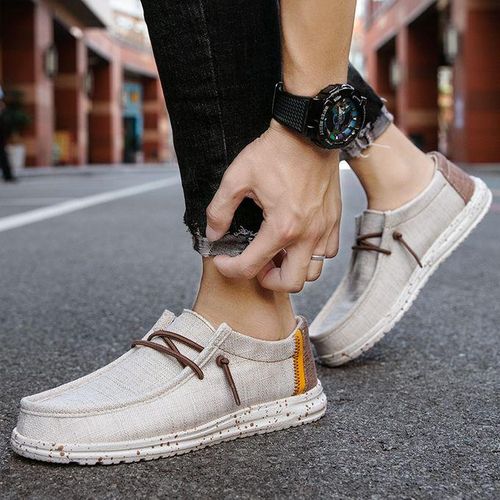 Generic Lightweight Mens Boat Shoes Slip On Canvas Sneakers Jumia Nigeria