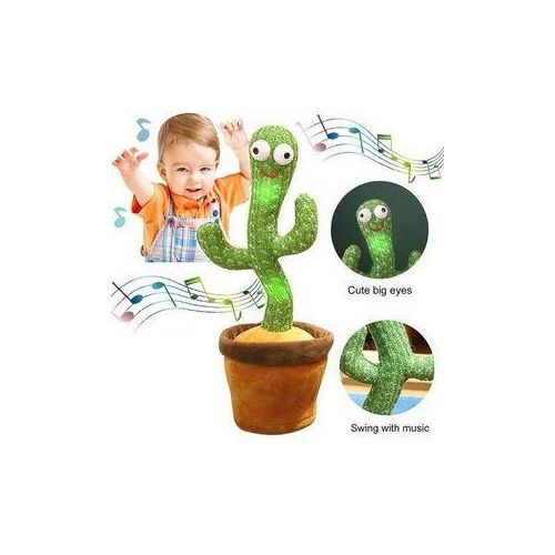 Generic Dancing Talking Cactus Doll Toy Speak Record Repeat Sound