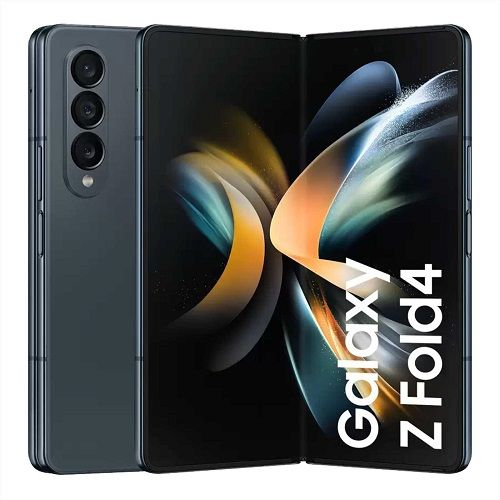 Samsung Galaxy Z Fold 4 - 7.6" (12GB RAM, 512GB ROM) Android 12 (50/10/12)MP + 4/10MP Selfie - Snapdragon 5G - 4400mAh - Graygreen