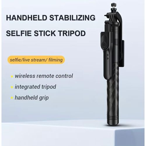 product_image_name-Generic-K28 Wireless Bluetooth Selfie Stick Tripod With Remote Control – Extendable Phone Stand-3