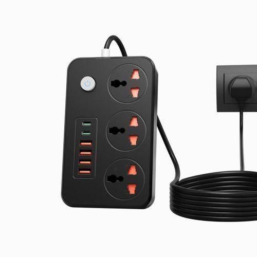 product_image_name-Miratec-Intelligent Surge Protect Power Socket With 4 USB + 2 Type C Ports.-3