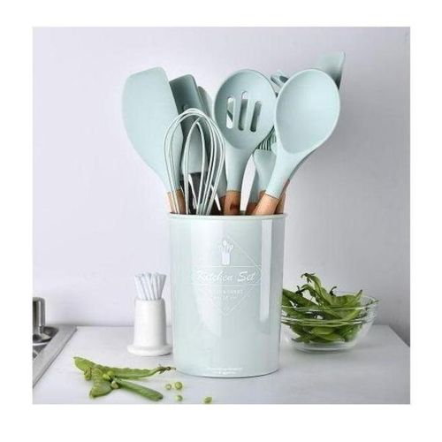Generic HomeCove 12Pcs/Set Silicone Cooking Utensils Spoons Non-stick