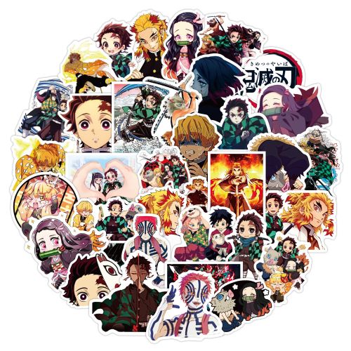 100pcs Demon Slayer Anime Stickers, Repeating Waterproof Stickers for Kids  Adults, Vinyl Laptop Stickers for Skateboard, Water Bottles, Cars, Bumper,  Scrapbook - إكليل المعرفة