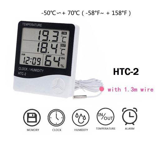 Generic Multi-function Room Temperature Humidity Meter Digital
