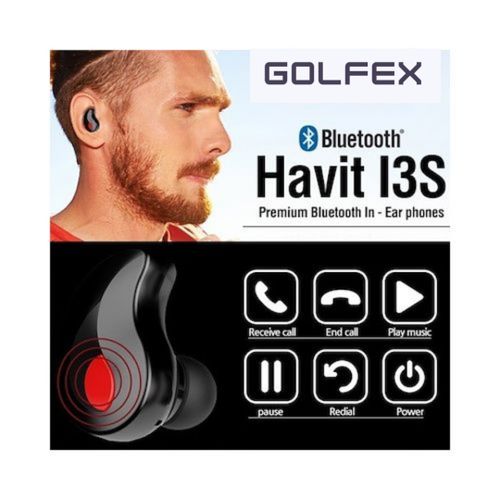 Havit 13s Classic Bluetooth Earpiece Great Battery With Power Box