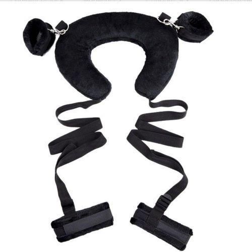 Generic Bed Slave Open Leg Restraints Handcuffs Footcuffs BDSM Kit - image 2