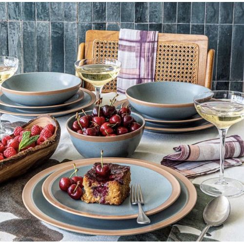 Dust Stardust 16 piece Dinnerware Set Blue Tan Jumia Nigeria