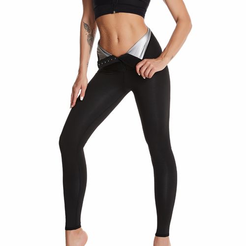 Generic Body Shaper Pants Sauna Shapers Hot Sweat Sauna Effect Slimming  Pants Shapewear Workout Gym Legging