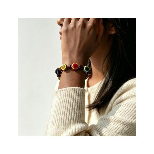 Generic Bracelet For Women Handmade Wood Multi Tone Slice Bead Wrist - image 2