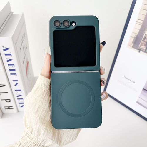 product_image_name-Generic-Samsung Galaxy Z Flip 5 Rubber Magsafe Case Back Cover-4