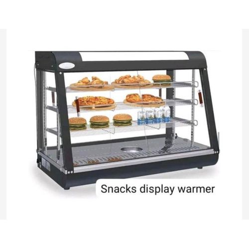 Generic High Quality Standard Snack Display Warmer with Three Shelves – Adjustable Temperature and Internal Lighting