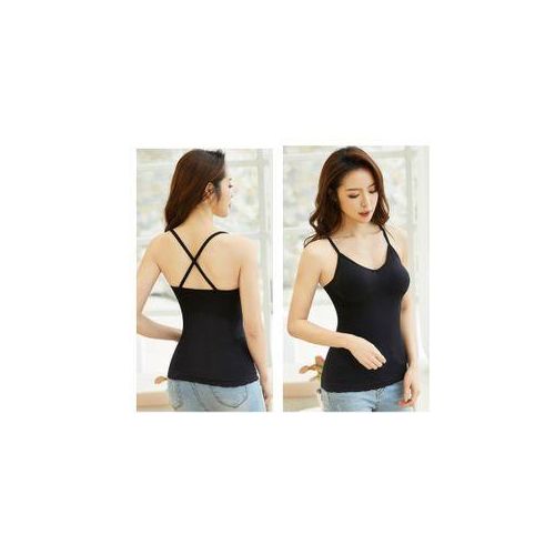 product_image_name-Fashion-Share This Product    Non-returnable Black Quality Ladies Bra Camisole Top/Yoga Top-1