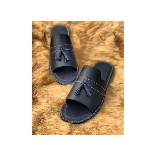 product_image_name-Fashion-Men's Stylish Outdoor Pam Slippers Black-1