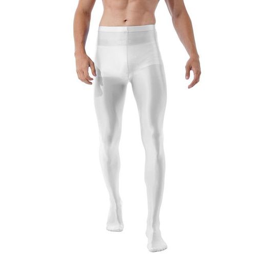 Fashion White Athletic Running Bottoms Men Sport Pants See Through