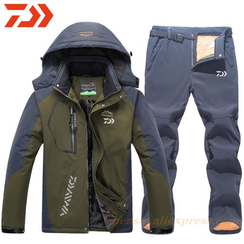 Generic Daiwa Winter Fishing Suit For Men Warm Windproof W
