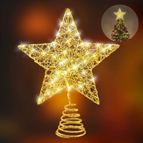 Star christmas lights for tree hot sale