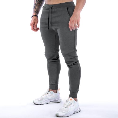 Men Jogger Drawstring Pants Slim Fit Workout Sweatpants Gym with