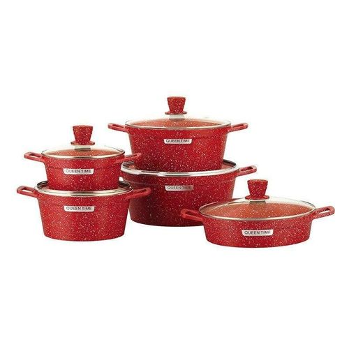 Generic 10PCS AMERICAN TAURUS MARBLE DIE-CAST QUEEN TIME COOKING POT(KITCHEN EXPERT) - image 2