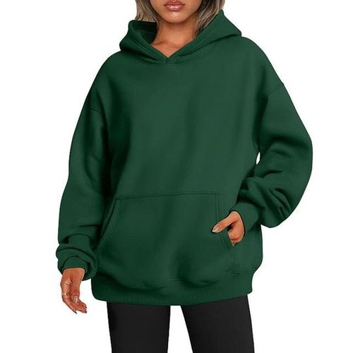 Generic New Spring And Autumn Hoodie Women Solid Color Casual Pocket Hoodies Women Sweatshirts Jumia Nigeria