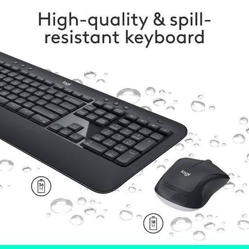 Logitech Advanced COMBO - Wireless Keyboard Mouse Combo - image 2