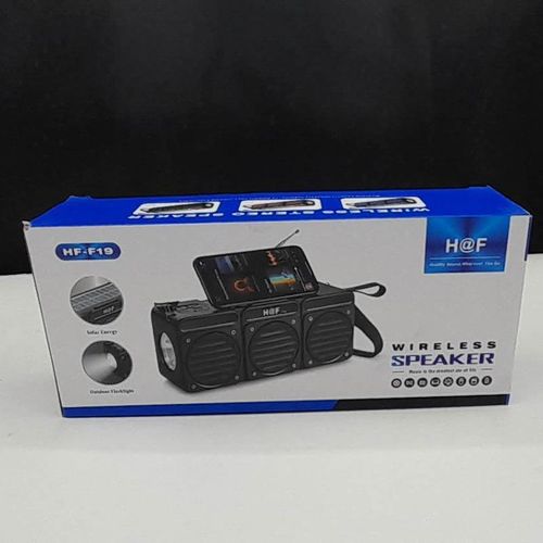 Generic Quality Portable Solar Bluetooth Speaker MP3 Player With TorchLight