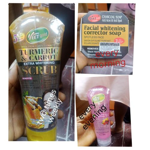 product_image_name-Generic-VEET GOLD SUN BURN CREAM FOR FACE and scrub and soap-1