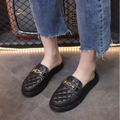 product_image_name-Ladies Everything- Ladies slippers half shoe For Women – Black -5