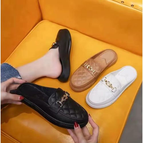 product_image_name-Ladies Everything- Ladies slippers half shoe For Women – Black -8