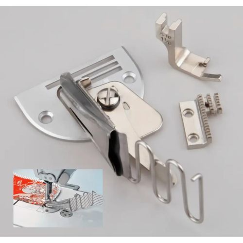 Generic Industrial Sewing Machine Right Angle Curve Edge Folder Bias Binder Foot
