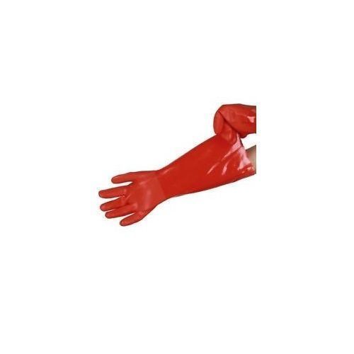 product_image_name-Generic-PVC (Rubber) Safety Hand Gloves - Red-2