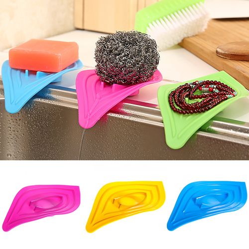 Leaf Shape Soap Holder Non Slip Soap Box Toilet Shower Tray