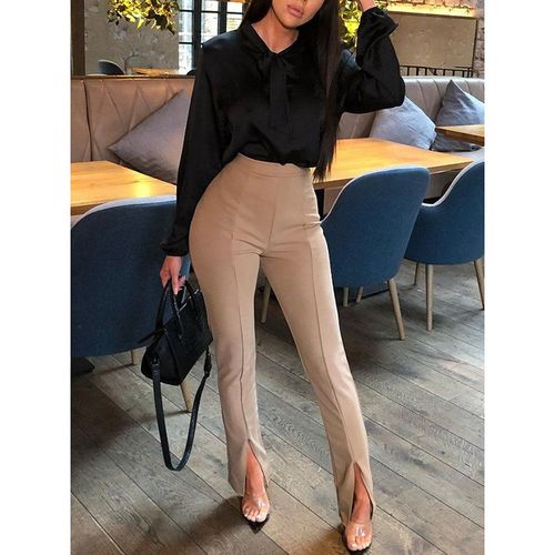 Tight office pants discount