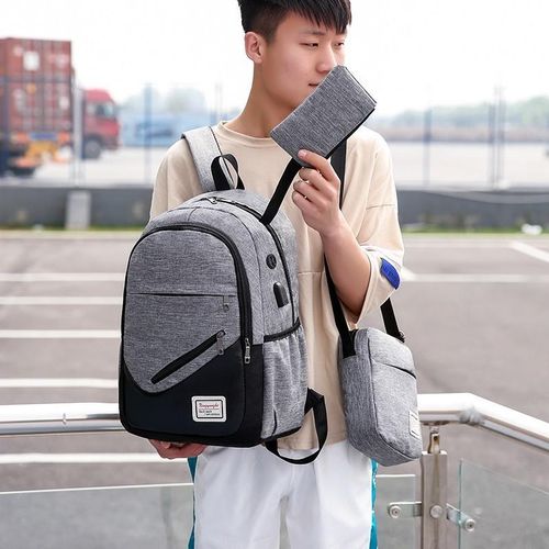 Fashion 3 In 1 USB Backpack - image 3