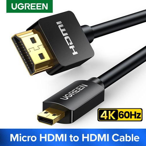 Ugreen Micro HDMI To HDMI 2.0 Cable 4K@60Hz High Speed HDMI Cord 1M