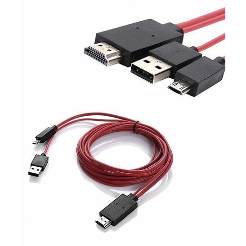 Adaptador de TV HD MHL Micro USB a HDMI 1080P para Samsung Galaxy S5 S4 S3  Note 3 2