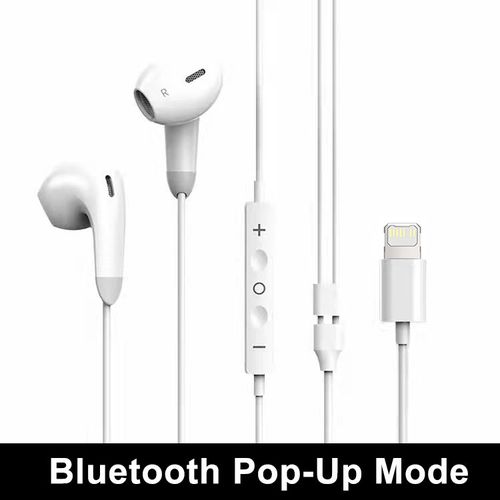 Wired Earphones Headphones Bluetooth For iPhone 14 Pro Max 13 12 11 Pro X  XR 7 8