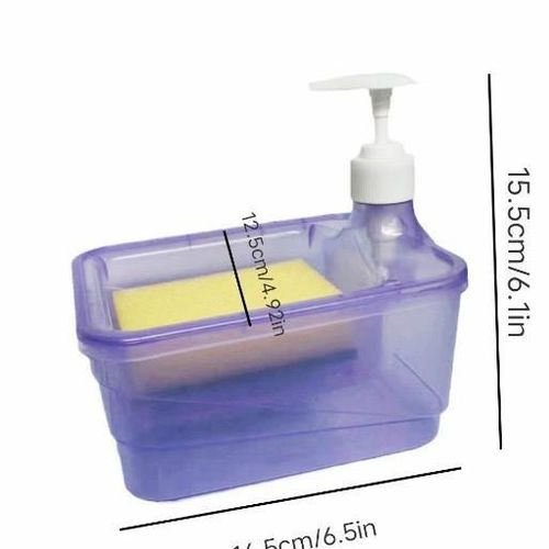Generic SQUARE SOAP DISPENSER AND SPONGE HOLDER