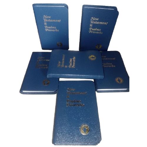 Generic  New Testament Bible With Psalms & Proverbs ( Blue Hardcover)- Pack Of 6 - image 3