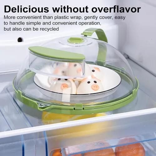 product_image_name-Generic-Microwave cover with steam function, 10-inch transparent microwave food cover.-3