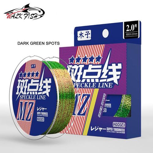 Generic Walk Fish Carp Fishing Line Invisible Fishing Line 200m Thread  Speckle Line Super Strong Nylon Fishing Line Spotted Fishing Line