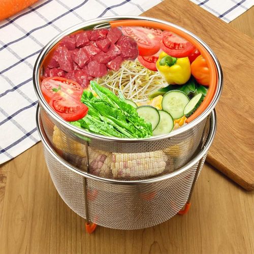 304 Stainless Steel Steamer Basket Instant Pot Accessories for 3/6