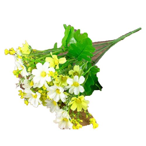 product_image_name-Generic-1 Bouquet 28 Heads Artificial Cute Daisy Flower Home Wedding Garden Decor-White-1