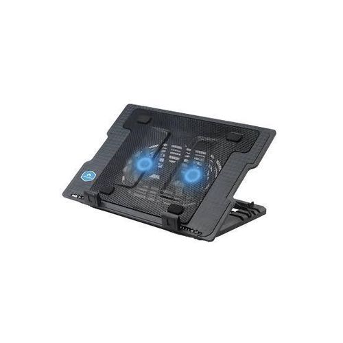 Generic Mikuso Tornado-2 Dual Blue LED Laptop Cooler Pad (NCP-236) - image 3