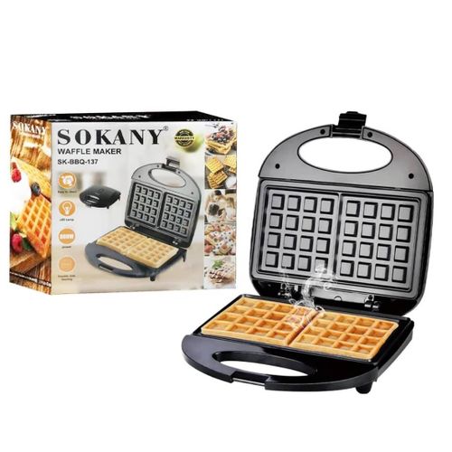 product_image_name-Sokany-Electric Non-Stick Waffle Maker/Toaster--1