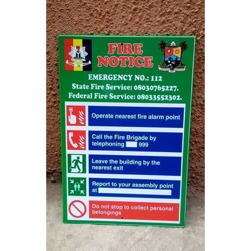product_image_name-Generic-Fire Notice Safety Signage - 2pcs-1