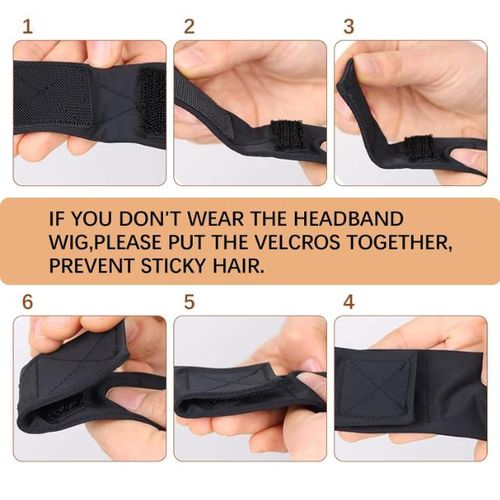 product_image_name-Fashion-24inches Slay queen Gold With Dark Roots Long Straight Headband Glue less Wig Heat Resistant -4