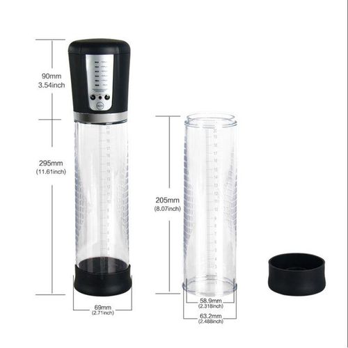 product_image_name-Generic- Men's Penis Enlargement Vacuum Pump, Penis Enlargement Tool Pump, Rechargeable Vacuum Penis Pump, Men's Penis Growth Pump, with Strong Suction Pump, Electric Vacuum Penis Pump, Male Masturbator Penile Growth Tool, Electric Penis Vacuum Pump Adult-3