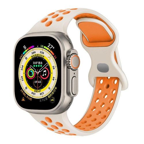 Generic Sp For Apple Watch Ul 7 8 9 41mm 45mm 40 44 42mm for nike sport Band iWatch serie SE 6 49mm Silicone Breathable let Jumia Nigeria